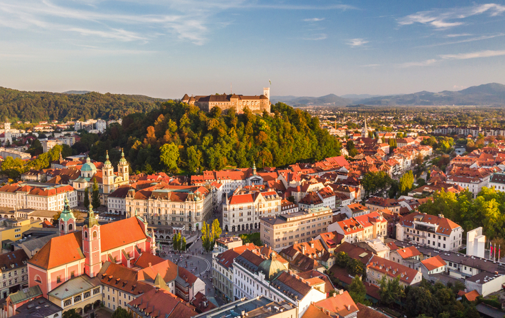 Stadtbild von Ljubljana