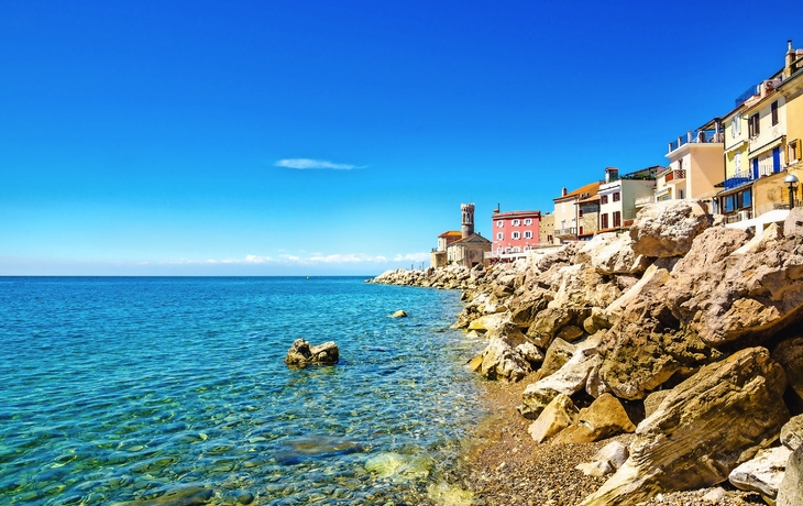 Piran an der slowenischen Adriaküste - © A.Jedynak - stock.adobe.com