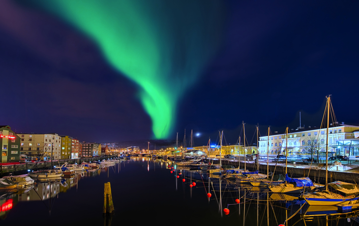 Nordlichter in Trondheim, Norwegen - © Blickfang - Fotolia