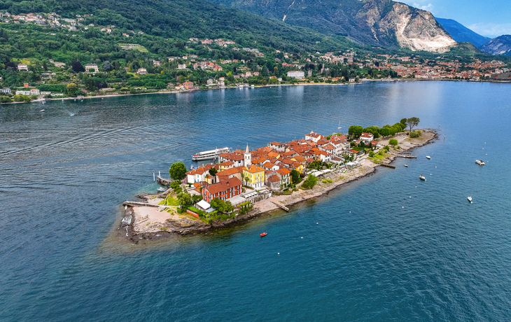 Luftaufnahme der Isola dei Pescatori im Lago Maggiore - © pierrick - stock.adobe.com