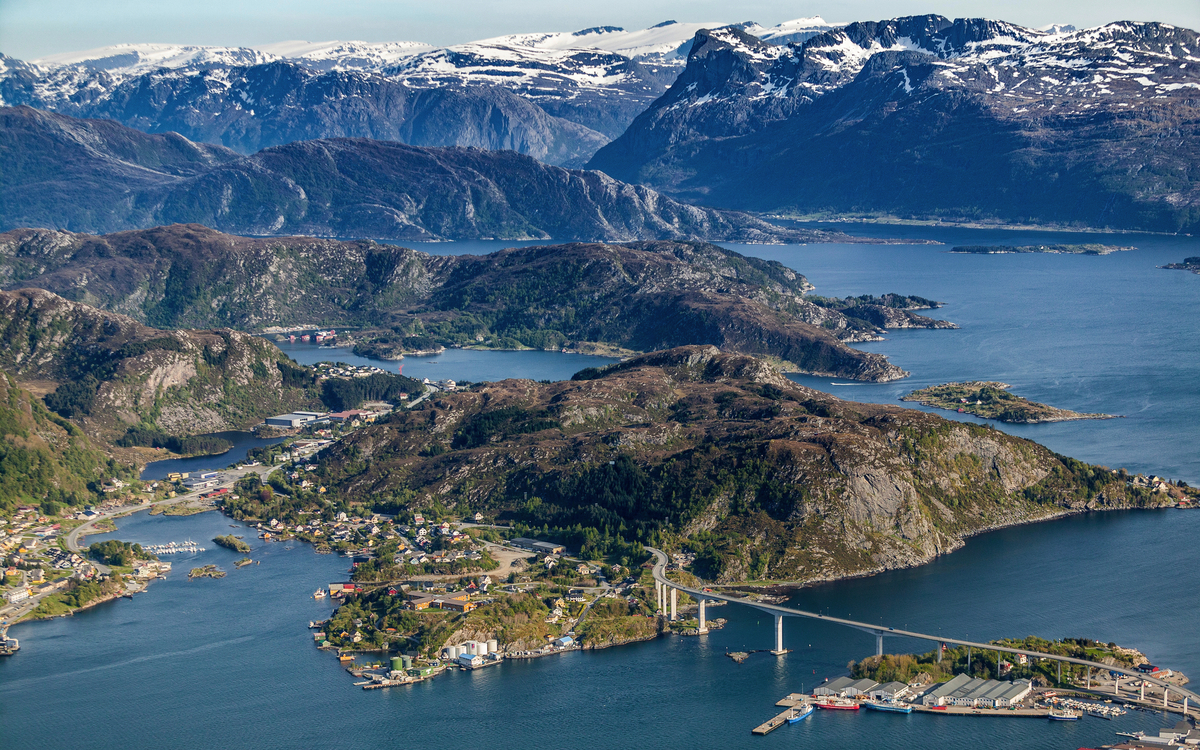 Luftaufnahme von Måløy - © Uwe - stock.adobe.com