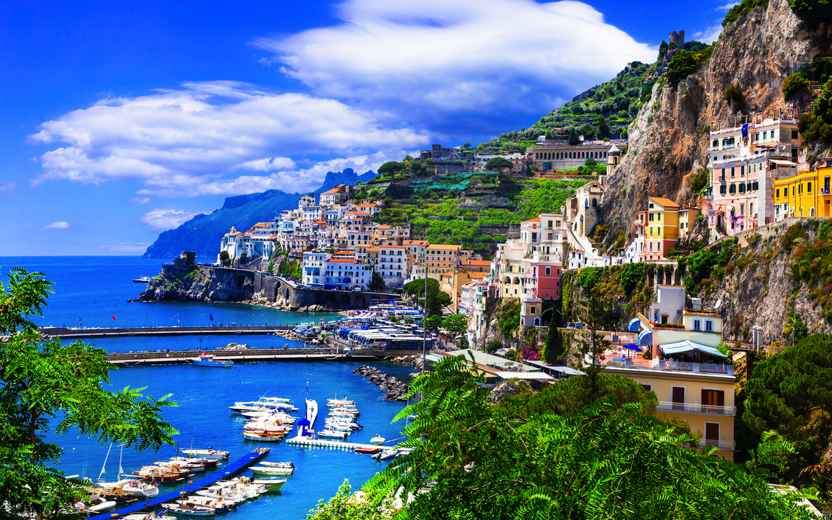 Scenic Amafi Küste. Italienische Sommerferien. Kampanien,Italien - ©Freesurf - stock.adobe.com