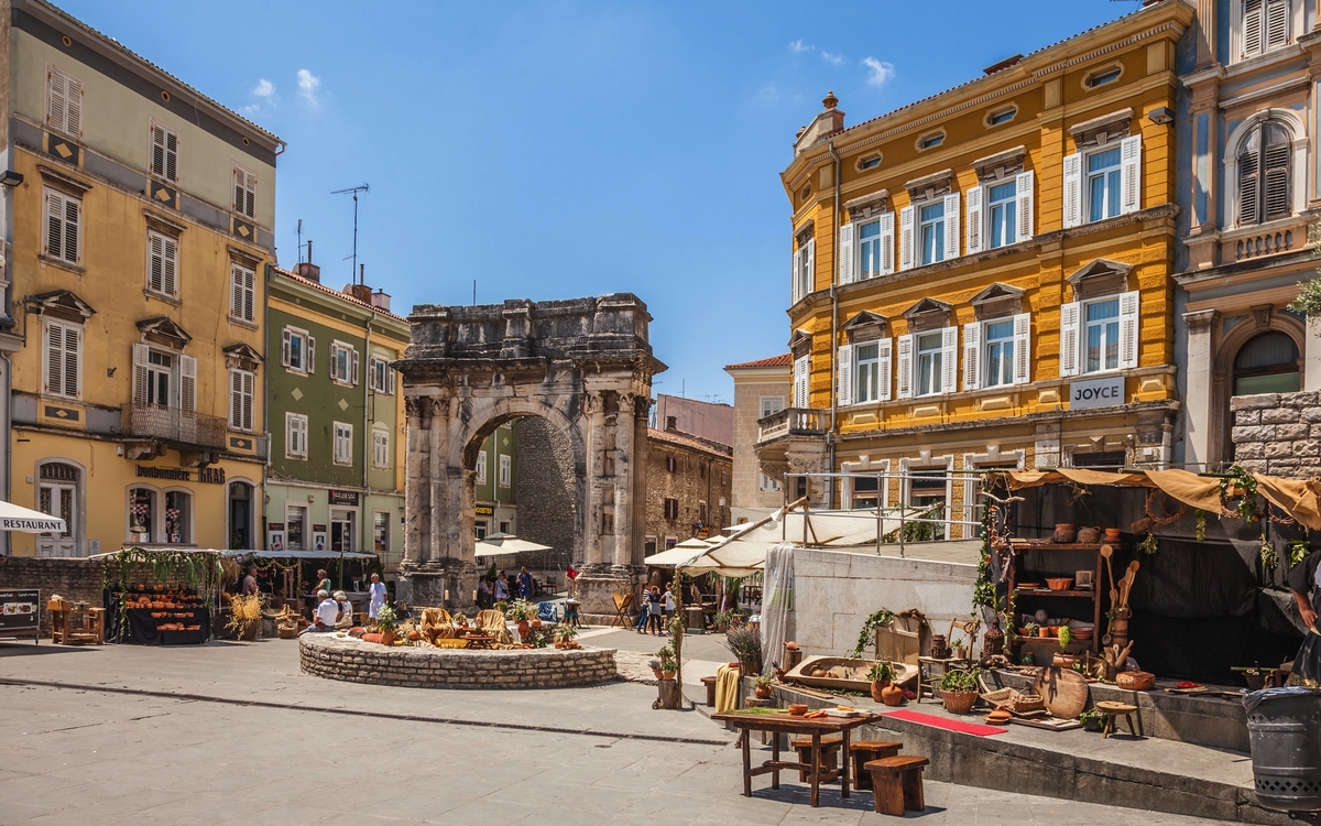 Triumphbogen in Pula, Kroatien - ©Romas Vysniauskas - stock.adobe.com