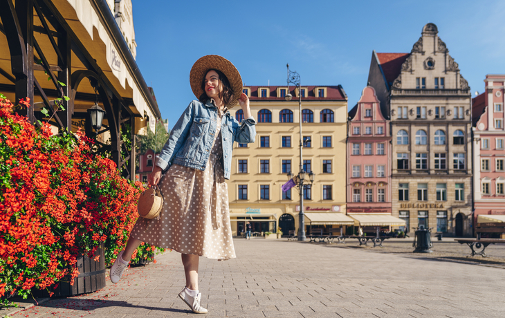 Marktplatz von Breslau, Polen