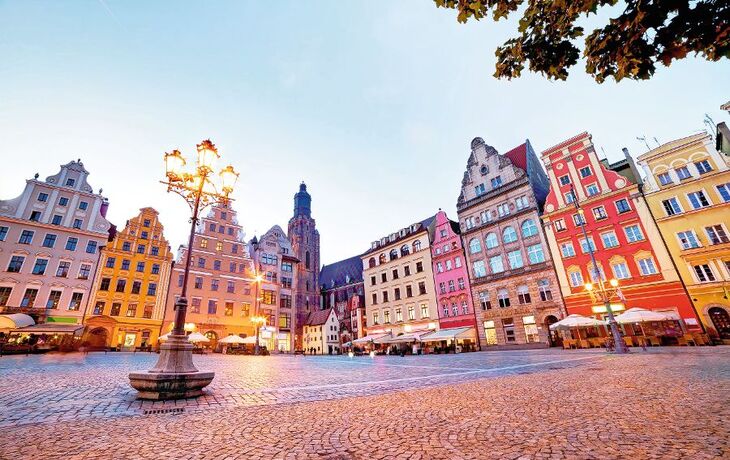 Breslau, Polen. Der Marktplatz am Abend - © Photocreo Bednarek - Fotolia