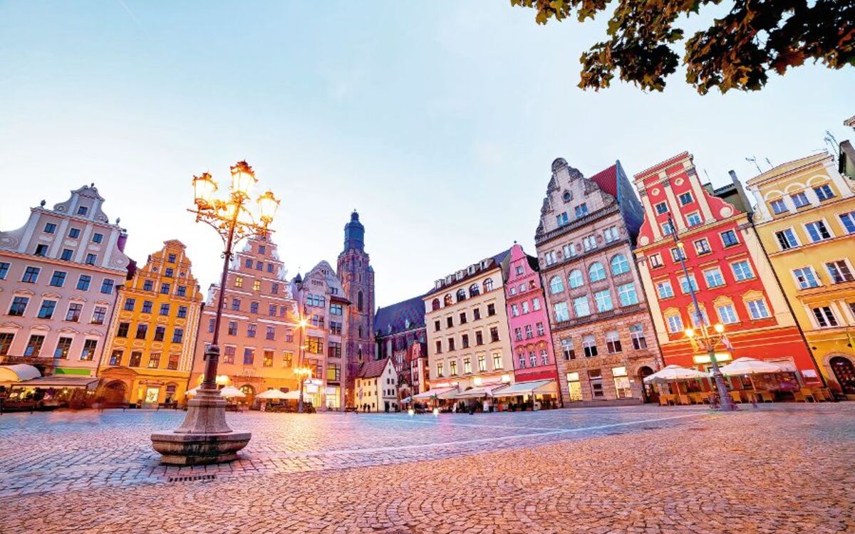 Breslau, Polen. Der Marktplatz am Abend - © Photocreo Bednarek - Fotolia