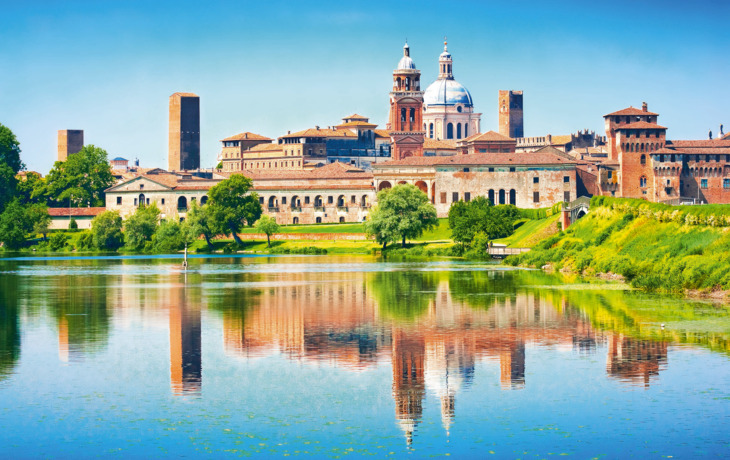 mittelalterliche Stadt Mantua in der Lombardei, Italien