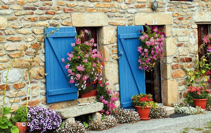 façade de maison Bretonne.