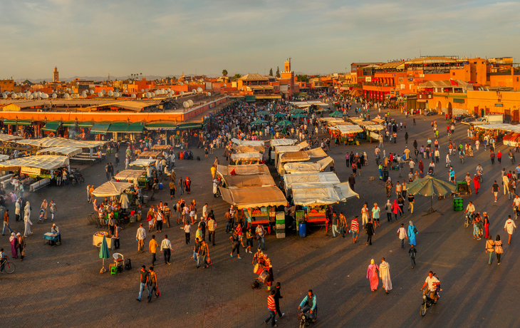 Marktplatz Djemaa el Fna in Marrakesch