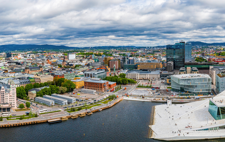 Panorama vom Opernhaus Oslo