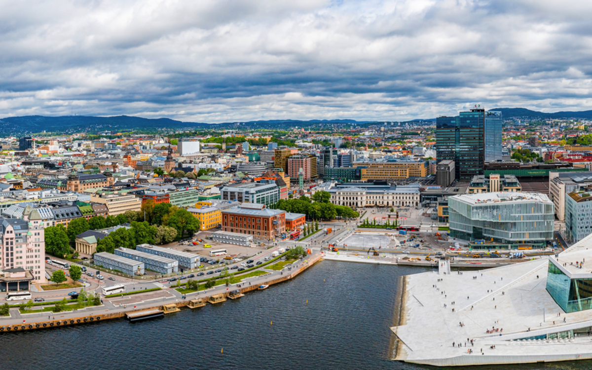 Panorama vom Opernhaus Oslo - © ingusk - stock.adobe.com