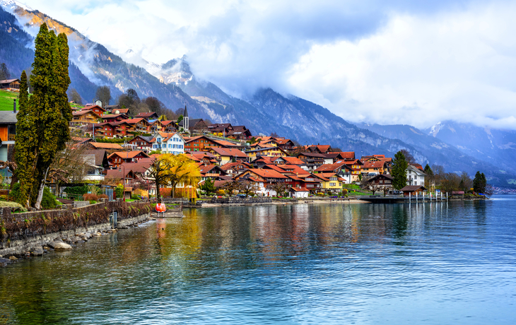 Interlaken am Brienzersee in der Schweiz