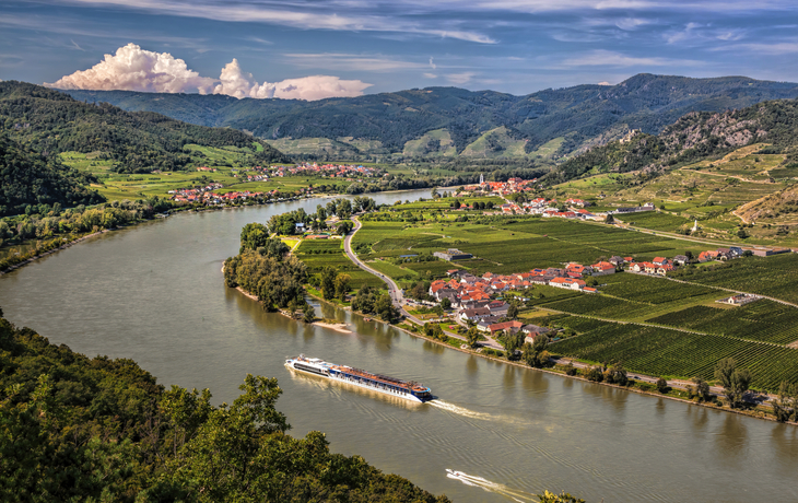 Luftbild von Dürnstein in der Wachau in Österreich - © Tomas Marek - stock.adobe.com