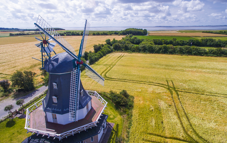 Windmühle von Borgsum auf der Insel Föhr - © Föhr Tourismus GmbH / Moritz Kertzscher