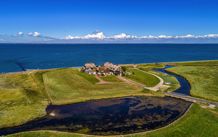 Hallig Hooge - © Luftbildwerk - stock.adobe.com