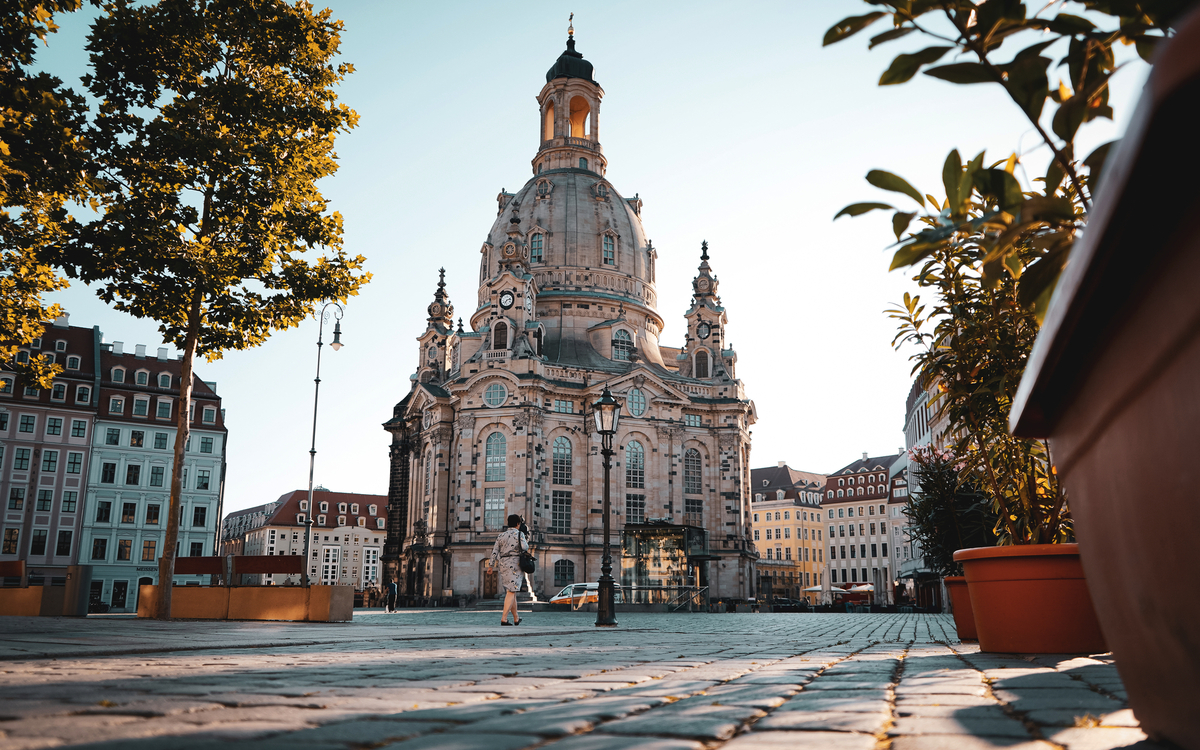 Neumarkt mit Frauenkirche - © Michael R. Hennig (DML-BY )